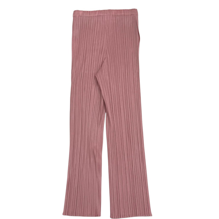極美品★PLEATS PLEASE プリーツプリーズ イッセイミヤケ 25AW PP53JF134 プリーツ パンツ ボトムス ピンク 2 日本製 正規品 レディース
