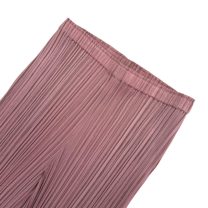 極美品★PLEATS PLEASE プリーツプリーズ イッセイミヤケ 25AW PP53JF134 プリーツ パンツ ボトムス ピンク 2 日本製 正規品 レディース