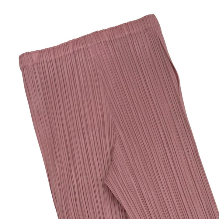 極美品★PLEATS PLEASE プリーツプリーズ イッセイミヤケ 25AW PP53JF134 プリーツ パンツ ボトムス ピンク 2 日本製 正規品 レディース