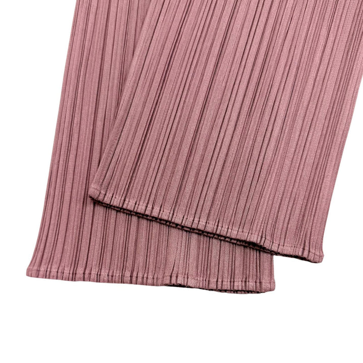 極美品★PLEATS PLEASE プリーツプリーズ イッセイミヤケ 25AW PP53JF134 プリーツ パンツ ボトムス ピンク 2 日本製 正規品 レディース