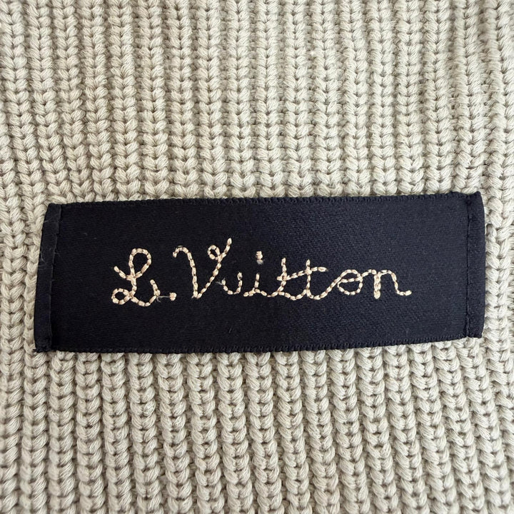 未使用品◇LOUIS VUITTON ルイヴィトン 1A8P3Z ステッチドテディ BTS J-HOPE着用 長袖 ニット セーター S イタリア製 正規品 メンズ