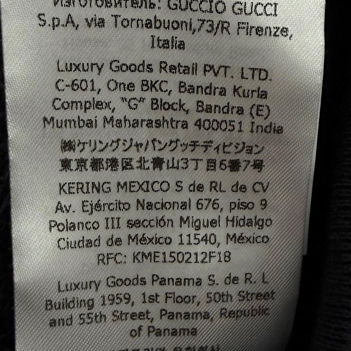 極美品★GUCCI グッチ 22AW 718409 コットン100％ ジップデザイン ロゴフーディ パーカー ブラック XS イタリア製 正規品 レディース