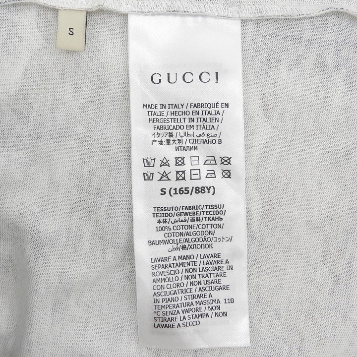 未使用品▲GUCCI×THE NORTH FACE グッチ×ザ・ノースフェイス 672475 コットン100％ フォレストプリント 半袖Ｔシャツ S 伊製 正規品