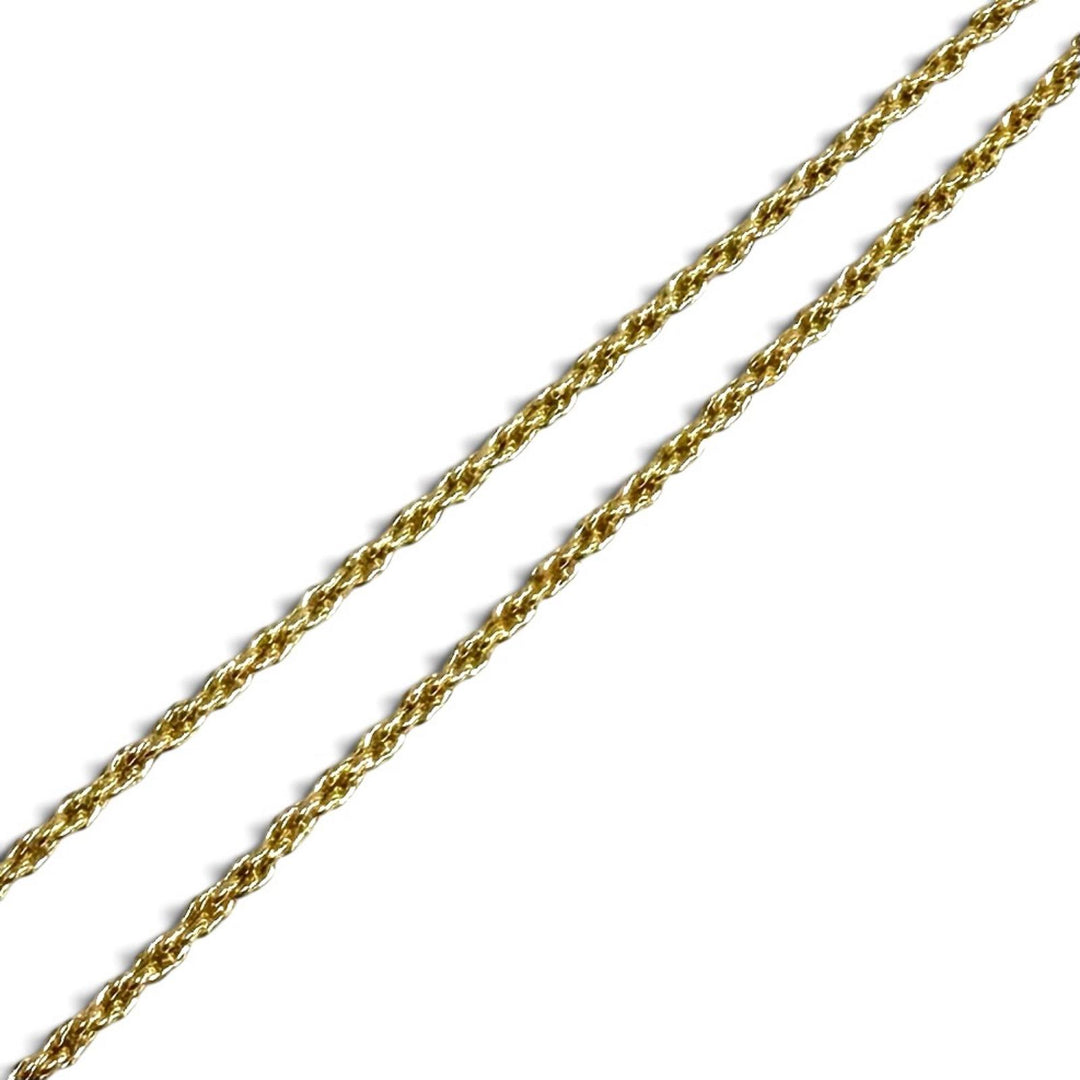 美品★Christian Dior クリスチャンディオール ヴィンテージ ロゴモチーフ ロープチェーン ネックレス ペンダント ゴールド レディース