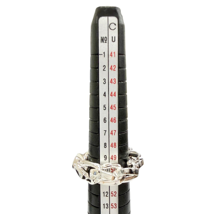 極美品△TIFFANY&amp;Co. ティファニー フォージ リング 指輪 アクセサリー AG925 シルバー 50 JP10号 重量11.89g レディース メンズ