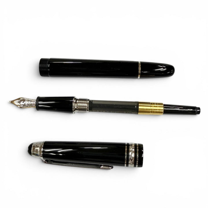 極美品▼MONTBLANC UNICEF モンブラン ユニセフ マイスターシュテュック ペン先18K Mニブ キャップサファイア ホワイトスター 万年筆