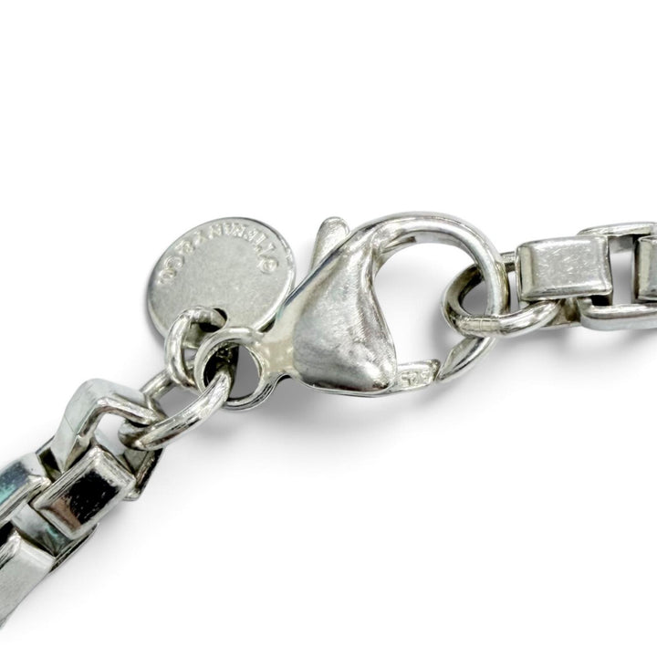 極美品△TIFFANY&amp;Co. ティファニー ベネチアン ブレスレット アクセサリー AG925 シルバー 重量15.54g レディース メンズ 箱・保存袋付き