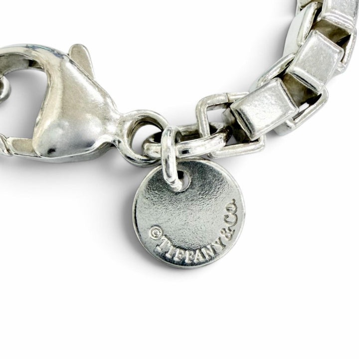 極美品△TIFFANY&amp;Co. ティファニー ベネチアン ブレスレット アクセサリー AG925 シルバー 重量15.54g レディース メンズ 箱・保存袋付き