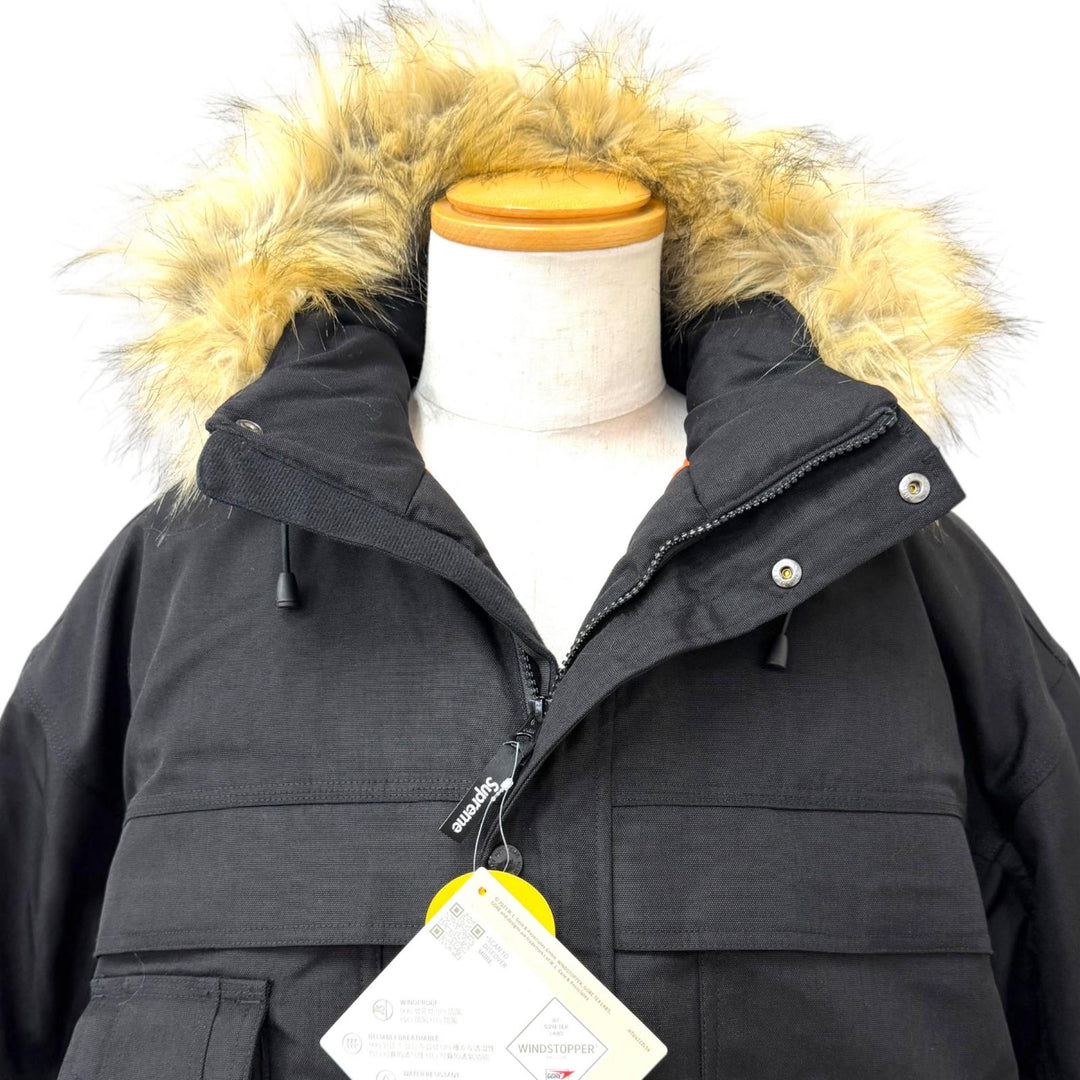 極美品□Supreme シュプリーム 25AW Cordura Snorkel Coat コーデュラナイロン JAPAN ONLY 中綿 パテッドコート ブラック L 正規品