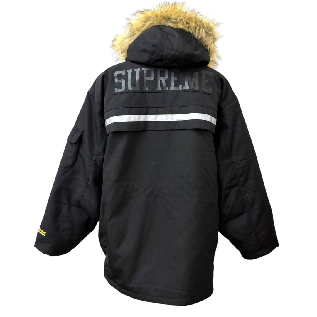 極美品□Supreme シュプリーム 25AW Cordura Snorkel Coat コーデュラナイロン JAPAN ONLY 中綿 パテッドコート ブラック L 正規品