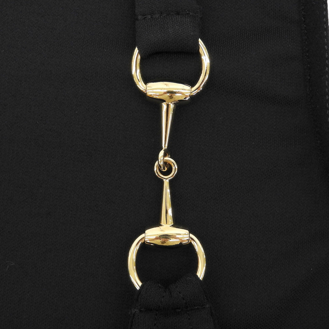 極美品▲GUCCI グッチ 2025年製 872686 ホースビット キャミソール ブラック M イタリア製 正規品 レディース 箱付き