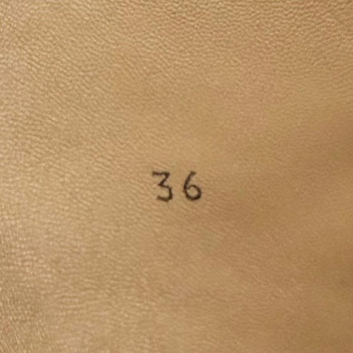 極美品△FENDI フェンディ 22AW ドミノ バイカーブーツ ズッカ柄 FFロゴ サイドジップ ショートブーツ ブラウン 36 伊製 定価165000円