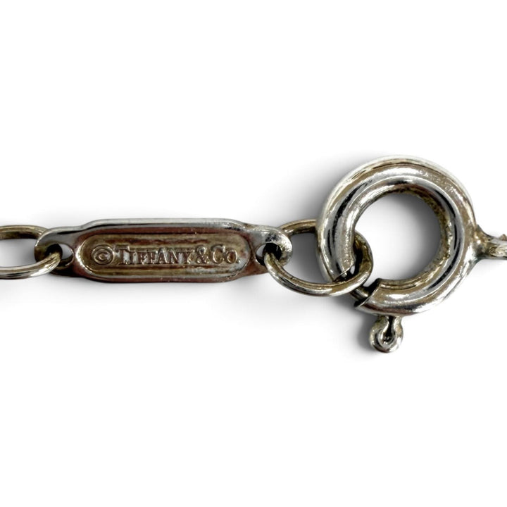 良品★TIFFANY&amp;Co. ティファニー 925 1837 エレメント 3連タグ ネックレス ペンダント シルバー イタリア製 重量7.2g レディース