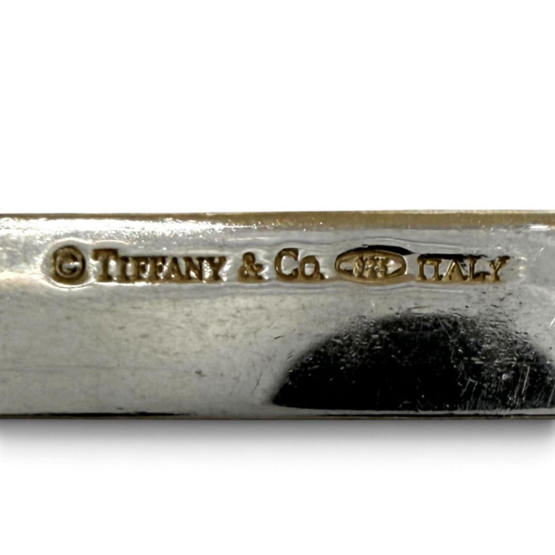 良品★TIFFANY&amp;Co. ティファニー 925 1837 エレメント 3連タグ ネックレス ペンダント シルバー イタリア製 重量7.2g レディース