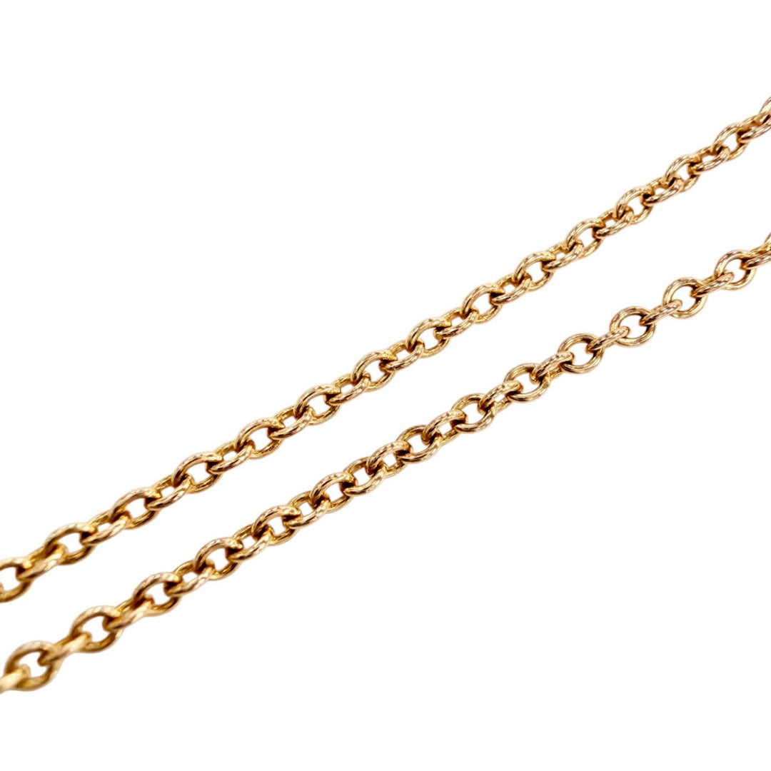 美品◇TIFFANY&amp;Co. ティファニー バイザヤード 750(PG) ダイヤ1P 約D0.05ct 枠込直径3.7mm ブレスレット スペイン製 重量1.3g レディース