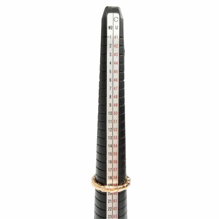 極美品△BVLGARI ブルガリ セルペンティ ヴァイパー リング 指輪 750(PG) ピンクゴールド 59 JP19号 イタリア製 重量4.5g メンズ