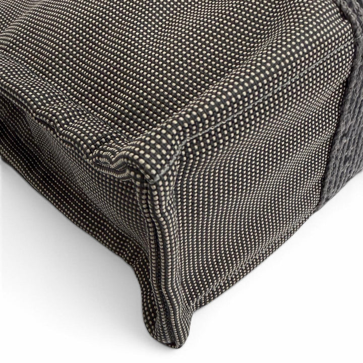 美品△HERMES エルメス エールライン トート PM シルバー金具 セリエボタン キャンバス トートバッグ ハンドバッグ グレー フランス製