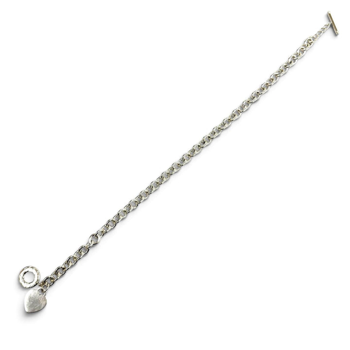 美品★TIFFANY&amp;Co. ティファニー 925 ハートタグ トグル チョーカー ネックレス アクセサリー シルバー 重量77.8g レディース