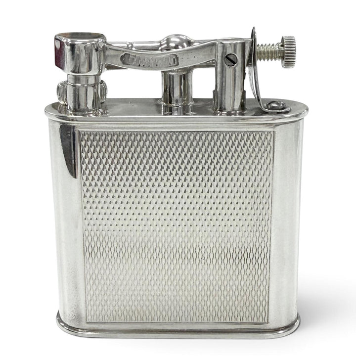 美品▼Dunhill ダンヒル ヴィンテージ SV800 カニホールマーク 希少 ハンマー式 ガスライター シルバー 重量85.0g メンズ 着火確認済み