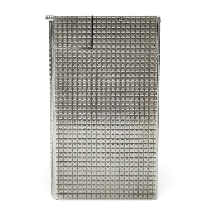 美品▼Dunhill ダンヒル 925 70s ライオンパサント ダイヤモンドカット ローラー式 ガス ライター シルバー 仏製 重量79.9g 着火確認済み