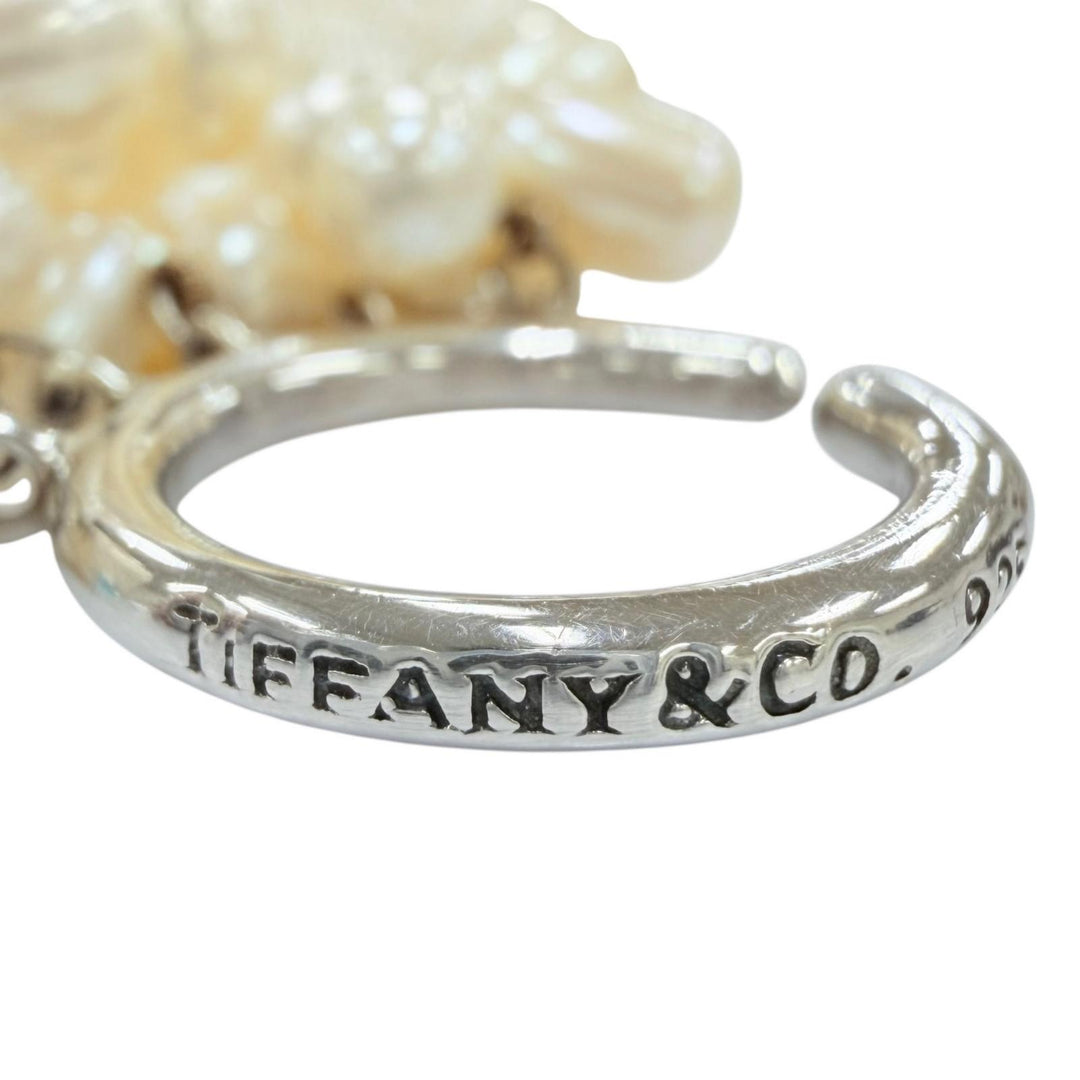 美品☆TIFFANY&amp;Co. ティファニー パロマピカソ トルセード フレッシュウォーターパール 925 8連ネックレス ホワイト シルバー 総重量209g