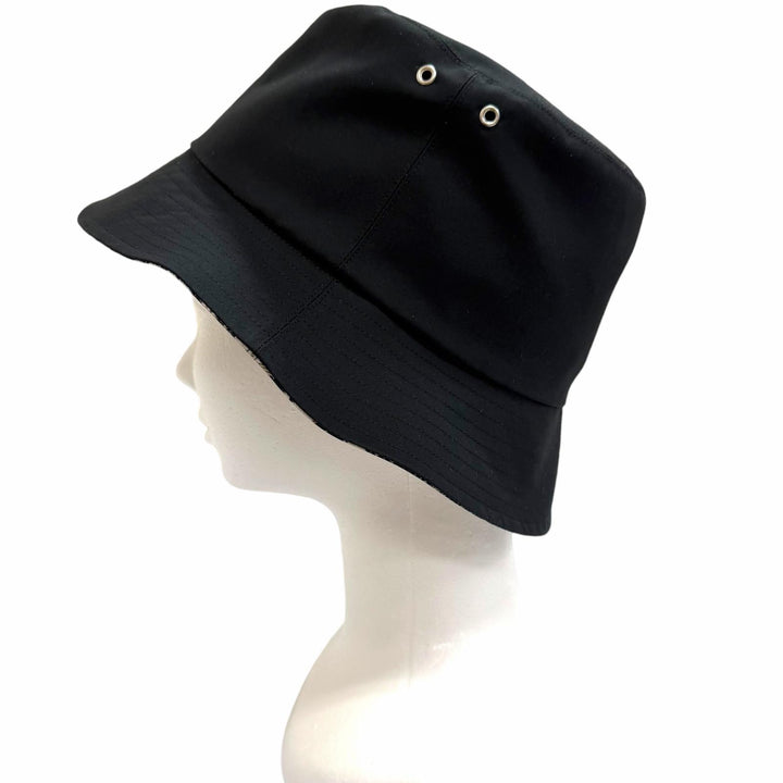 美品□Christian Dior クリスチャンディオール 95TDD923A130 Teddy-D リバーシブル ボブハット バケットハット 黒 58 イタリア製 正規品
