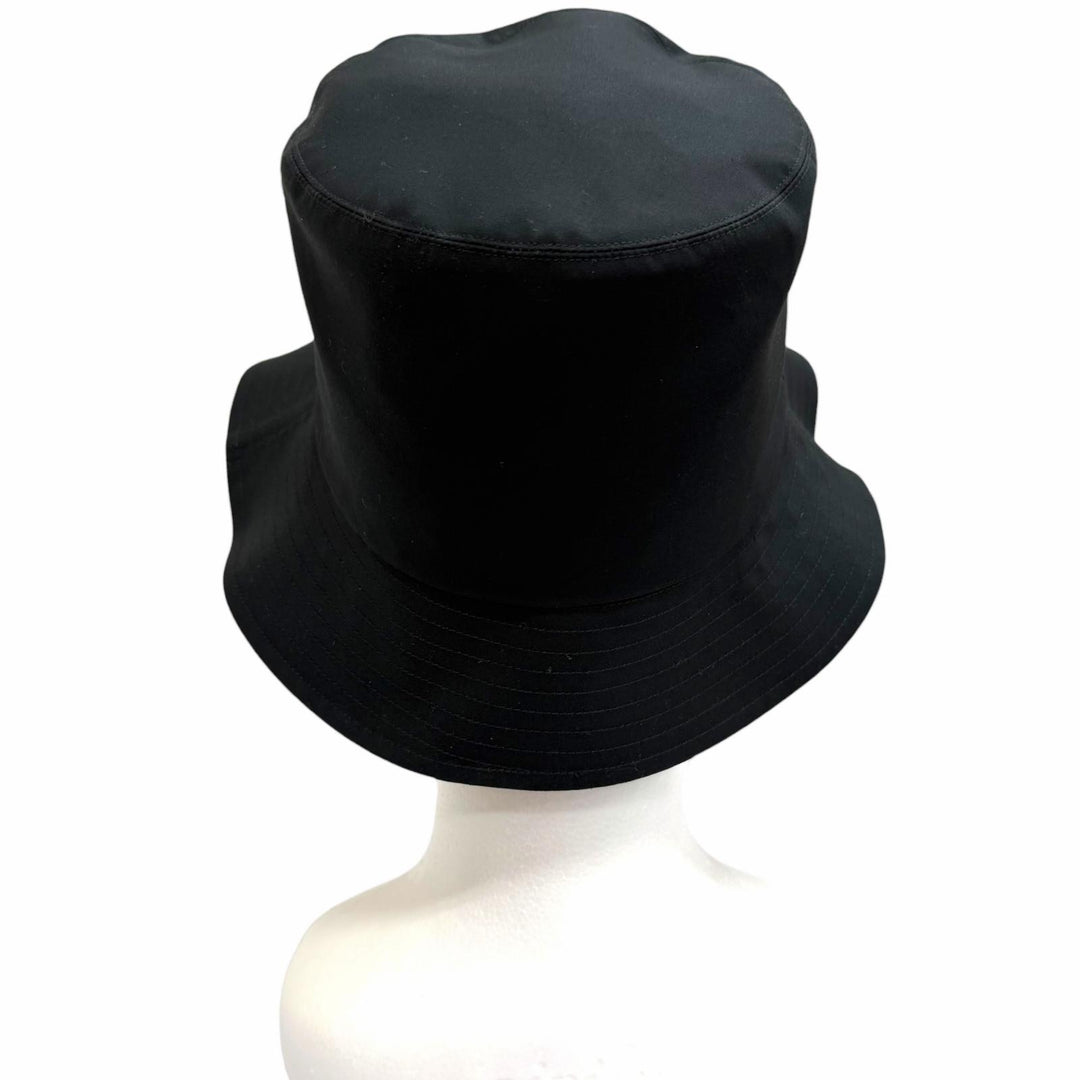 美品□Christian Dior クリスチャンディオール 95TDD923A130 Teddy-D リバーシブル ボブハット バケットハット 黒 58 イタリア製 正規品
