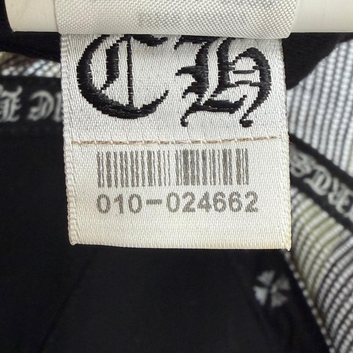 良品▼CHROME HEARTS クロムハーツ THE HEROES PROJECT トラッカー カモフラ 迷彩柄 帽子 キャップ カーキ 53-60 USA製 正規品 メンズ