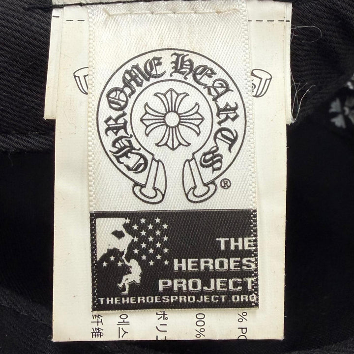 良品▼CHROME HEARTS クロムハーツ THE HEROES PROJECT トラッカー カモフラ 迷彩柄 帽子 キャップ カーキ 53-60 USA製 正規品 メンズ