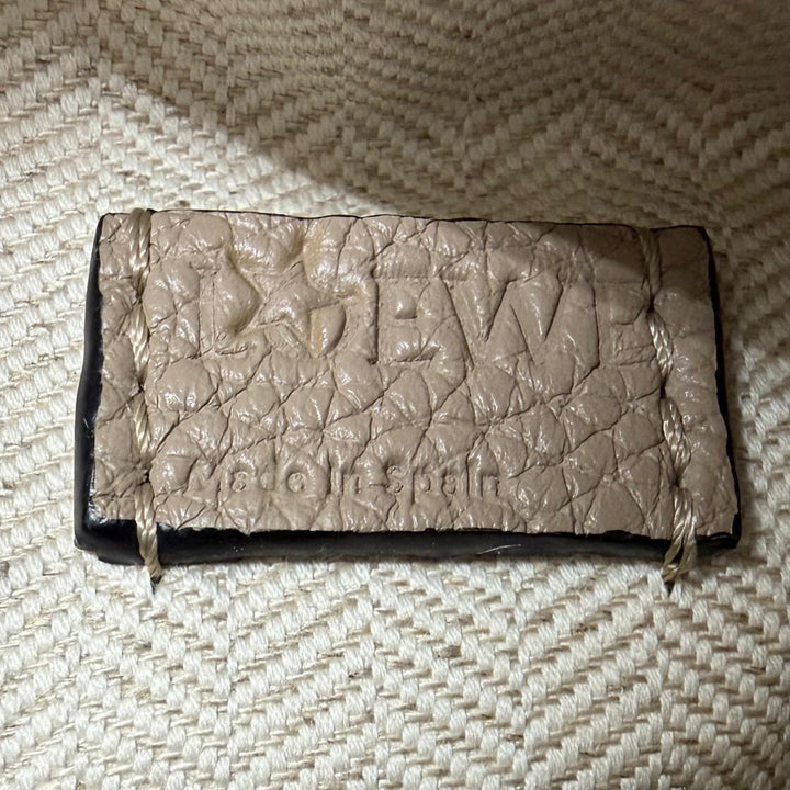 極美品☆LOEWE ロエベ A510U95X27 パズルミニ 2WAY カーフレザー ハンドバッグ ショルダーバッグ ベージュ スペイン製 保存袋付き