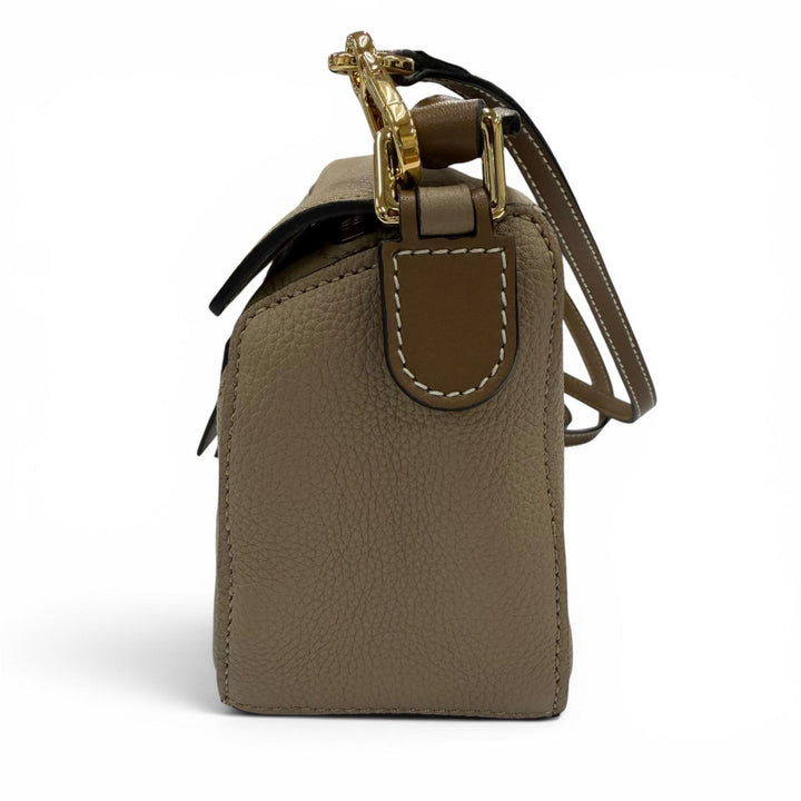 極美品☆LOEWE ロエベ A510U95X27 パズルミニ 2WAY カーフレザー ハンドバッグ ショルダーバッグ ベージュ スペイン製 保存袋付き