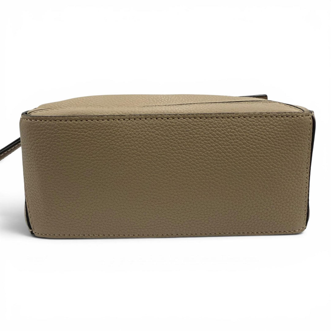 極美品☆LOEWE ロエベ A510U95X27 パズルミニ 2WAY カーフレザー ハンドバッグ ショルダーバッグ ベージュ スペイン製 保存袋付き