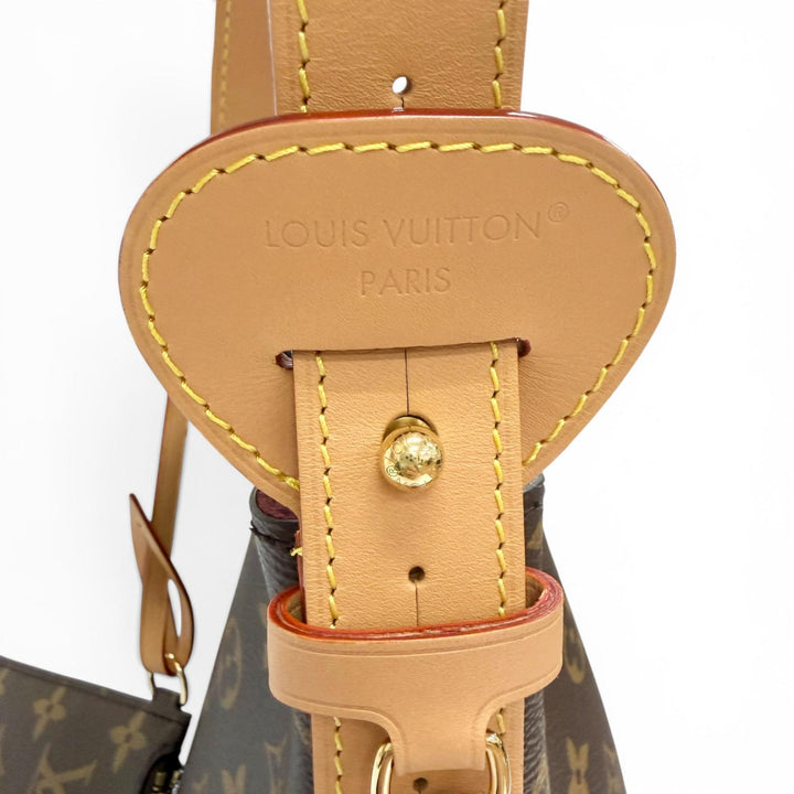 極美品△LOUIS VUITTON ルイヴィトン M12926 オール イン GM モノグラムキャンバス ポーチ付 バケットバッグ ショルダーバッグ ブラウン