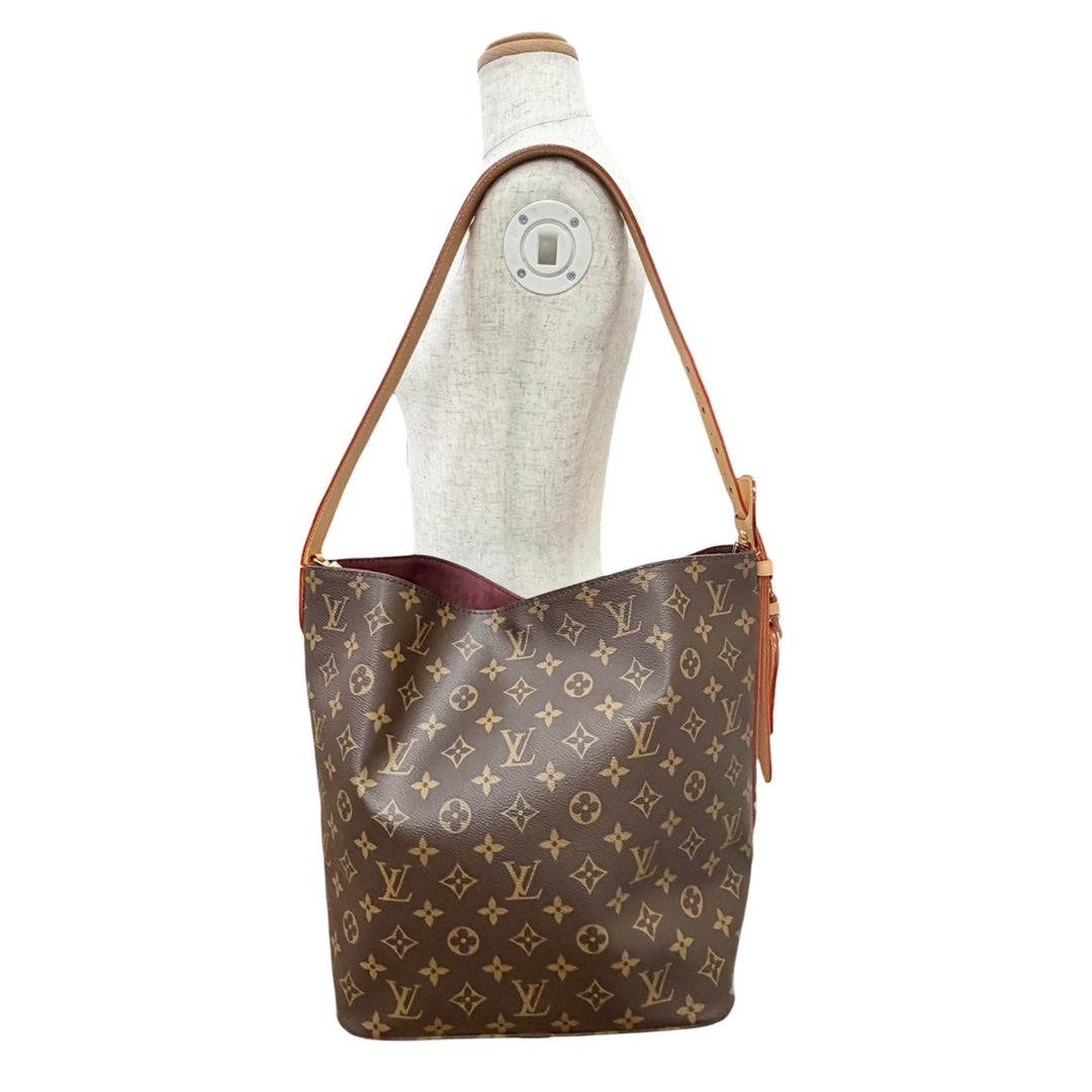 極美品△LOUIS VUITTON ルイヴィトン M12926 オール イン GM モノグラムキャンバス ポーチ付 バケットバッグ ショルダーバッグ ブラウン