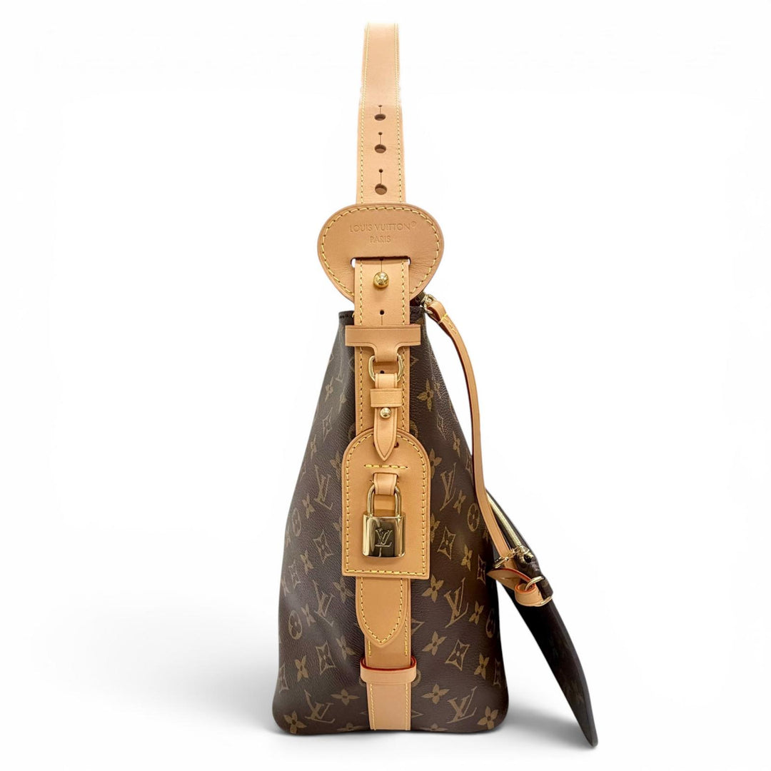 極美品△LOUIS VUITTON ルイヴィトン M12926 オール イン GM モノグラムキャンバス ポーチ付 バケットバッグ ショルダーバッグ ブラウン