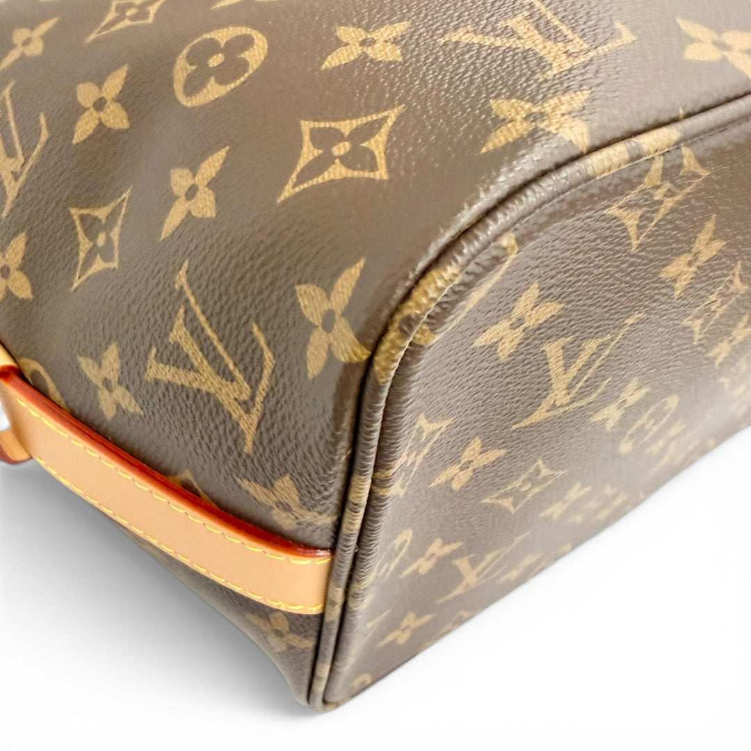 極美品△LOUIS VUITTON ルイヴィトン M12926 オール イン GM モノグラムキャンバス ポーチ付 バケットバッグ ショルダーバッグ ブラウン