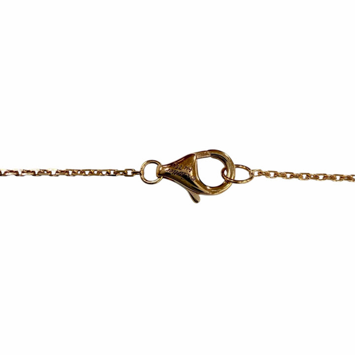 美品☆Cartier カルティエ USC205 トリニティ ペンダント ブリリアントカット ダイヤモンド AU750（PG×YG×WG）重量2.9g 箱付