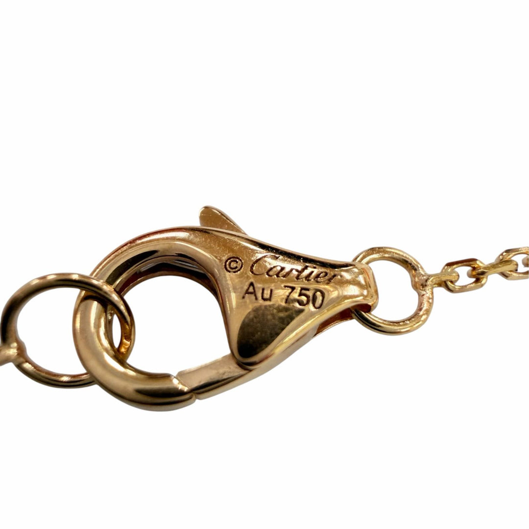 美品☆Cartier カルティエ USC205 トリニティ ペンダント ブリリアントカット ダイヤモンド AU750（PG×YG×WG）重量2.9g 箱付