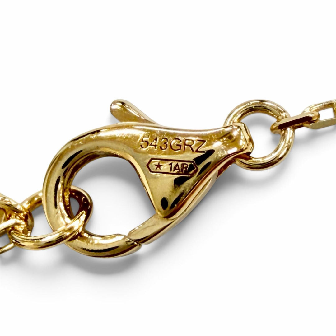 極美品△Cartier カルティエ 543GRZ ダムール SM ダイヤモンド ネックレス 750(YG) 26年4月購入 イエローゴールド 重量2.8g 箱付き