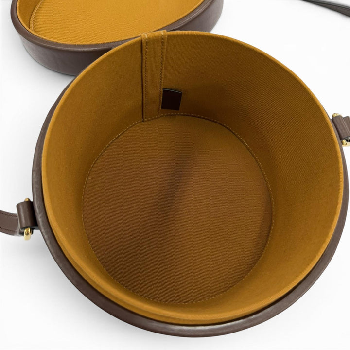 未使用品☆CELINE セリーヌ 195192DAG.02NR タンブール ラフィア ミディアム トリオンフ ショルダーバッグ ナチュラル ブラウン 保存袋付
