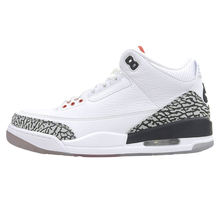 未使用品▲NIKE ナイキ 923096-101 AIR JORDAN 3 RETRO NRG エアジョーダン3 レトロ フリースローライン レザースニーカー 27cm 箱付き