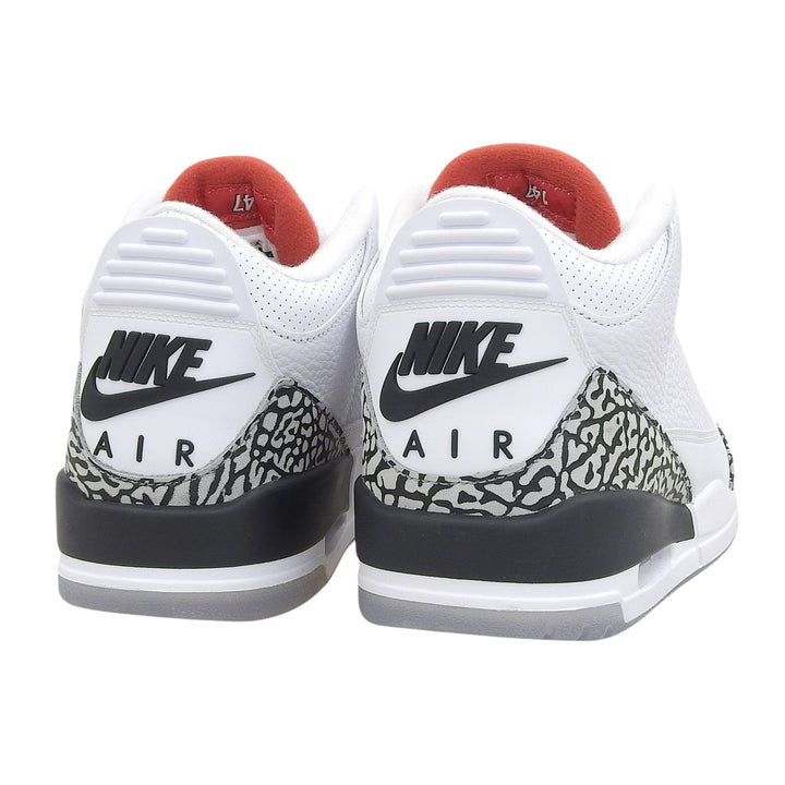 未使用品▲NIKE ナイキ 923096-101 AIR JORDAN 3 RETRO NRG エアジョーダン3 レトロ フリースローライン レザースニーカー 27cm 箱付き