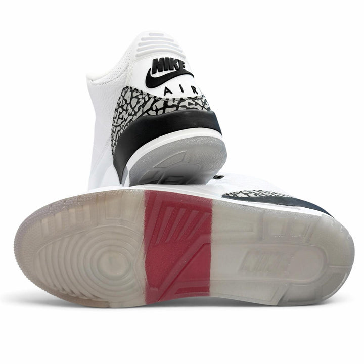 未使用品▲NIKE ナイキ 923096-101 AIR JORDAN 3 RETRO NRG エアジョーダン3 レトロ フリースローライン レザースニーカー 27cm 箱付き