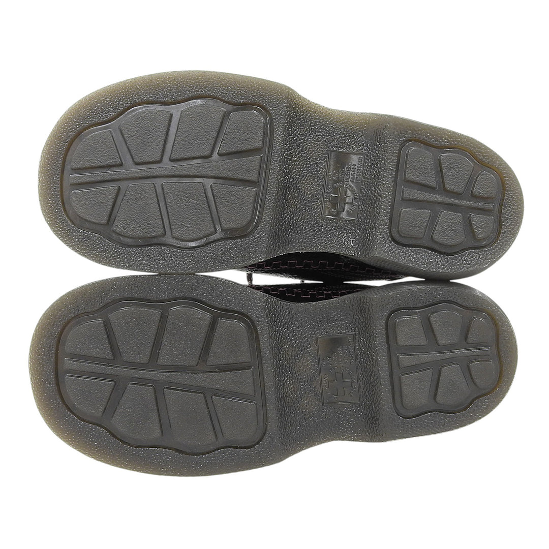 未使用品▲Dr.Martens ドクターマーチン 42112001 BUZZ 5ホール シューズ パテントレザー ブラック ピンク UK4 レディース 箱付き