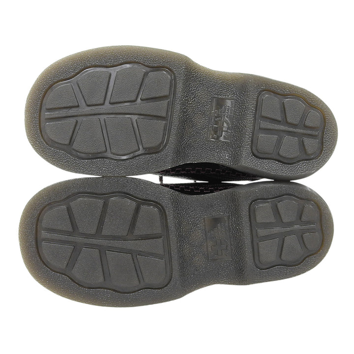 未使用品▲Dr.Martens ドクターマーチン 42112001 BUZZ 5ホール シューズ パテントレザー ブラック ピンク UK4 レディース 箱付き