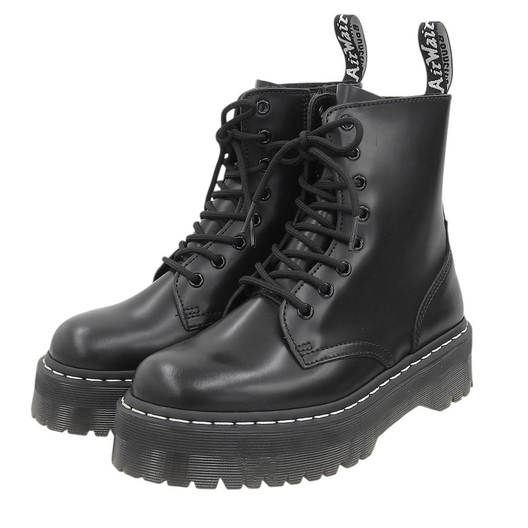 未使用品▲Dr.Martens ドクターマーチン 32196001 JADAN WS 8ホール ブーツ ホワイトステッチ レザーブーツ ブラック UK6 箱・保存袋付き