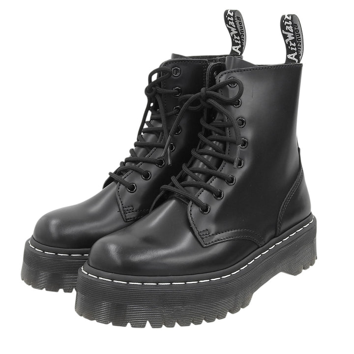 未使用品▲Dr.Martens ドクターマーチン 32196001 JADAN WS 8ホール ブーツ ホワイトステッチ レザーブーツ ブラック UK6 箱・保存袋付き