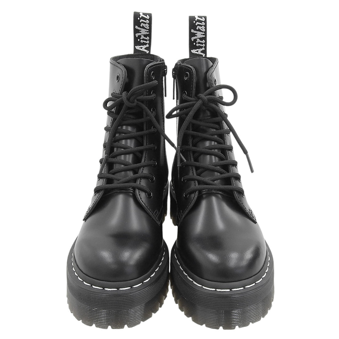 未使用品▲Dr.Martens ドクターマーチン 32196001 JADAN WS 8ホール ブーツ ホワイトステッチ レザーブーツ ブラック UK6 箱・保存袋付き