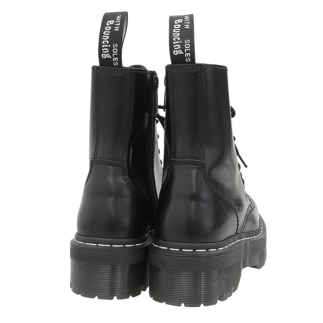 未使用品▲Dr.Martens ドクターマーチン 32196001 JADAN WS 8ホール ブーツ ホワイトステッチ レザーブーツ ブラック UK6 箱・保存袋付き