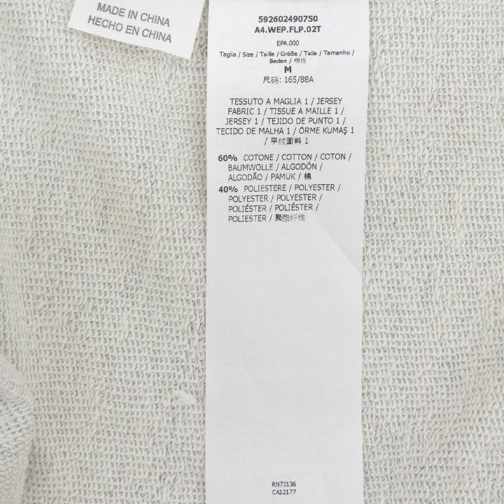 極美品▲WEEKEND MaxMara ウィークエンドマックスマーラ コットン ビジュー プルオーバー スウェット グレー M 正規品 レディース